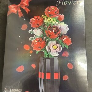 Building Block Flower Bouquet Set